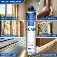 Mousse de polyuréthane pulvérisée toutes saisons, imperméable, insonorisante, écologique, mastic pour joints extérieurs de bâtiments