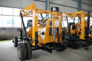 Easy To Move 300m 600m Deep Mobile Type Geological Exploration Drilling Rig