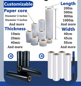 Film étirable de <span class=keywords><strong>transport</strong></span> personnalisé direct d'usine Film d'emballage étirable manuel d'emballage souple pour film plastique d'emballage - Product Image 5