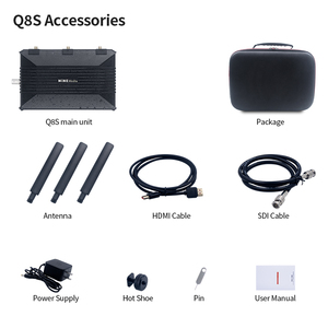 미네 미디어 Q8S 5G 와이파이 네트워크 본딩 라이브 스트리밍 인코더 HDMI/<span class=keywords><strong>SDI</strong></span> 야외 방송 이벤트용 - Product Image 4