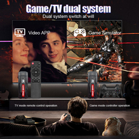 Consola de Videojuegos Portátil Game Stick con Sistema Dual, Salida 8K HD Compatible con TV, Consola de Juegos Retro Clásica, 64 GB con 10000 Juegos