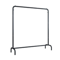 Support de bannière d'affichage de tissu de tension de support sans outil de plancher de tube facile de publicité pour l'affichage de salon commercial