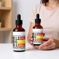Vitamines liquides B1, B6, B12 très vendues pour le métabolisme immunitaire et énergétique