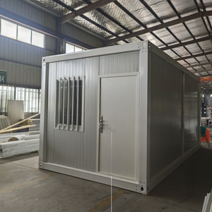 Contenitore di imballaggio piatto di lusso casa <span class=keywords><strong>con</strong></span> <span class=keywords><strong>struttura</strong></span> <span class=keywords><strong>in</strong></span> <span class=keywords><strong>acciaio</strong></span> economica e facile da montare casa prefabbricata - Product Image 2