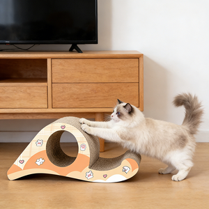 Snail-Shaped Cat Scratching Board High-Density Corrugated Paper Cat Scratcher Comfy Cardboard Training Play Hilarious <strong>Pet</strong> Toy - Product Image 6
