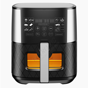 Friteuse à air numérique antiadhésive 6,5 L à température réglable pour usage domestique, avec logo personnalisé, couleur au choix, offre spéciale - Product Image 6