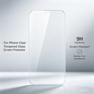 Venta al por Mayor de Protectores de Pantalla de Vidrio Templado Transparente HD 9H para Teléfonos Móviles iPhone SE 11 12 13 14 15 16 17 Pro Max - Product Image 1