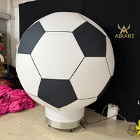 Ornement de football gonflable pour promotion de magasin de compétition sportive