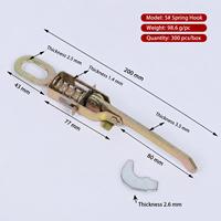 Outils de quincaillerie TEBAK : Serres-joints robustes, loquets à boulon en U, crochets à ressort, poignées de soudage, fermoirs pour boîtes à outils