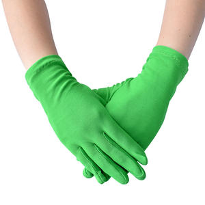 Gants d'été pour femme en satin, protection solaire, fins, couleur unie, pour cérémonie, performance, danse, respirants, pour la conduite - Product Image 3