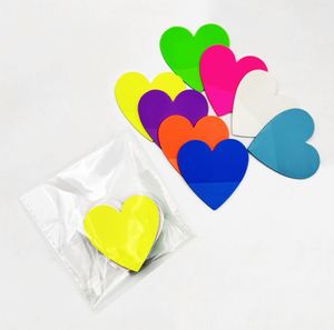 Mini Heart-Shaped Transparent PET <b>Waterproof</b> Sticky Notes 20 <b>Sheets</b>/Pad Self-Adhesive with Custom Modifiable Features - Product Image 1