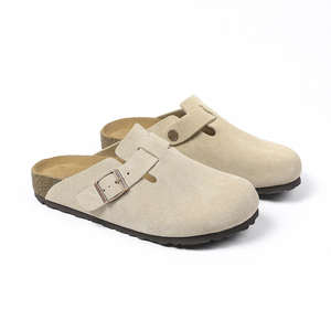<span class=keywords><strong>Sabots</strong></span> Birkenstock personnalisés en daim pour l'été, mules à semelle épaisse et ferme, bout fermé, légères, à enfiler, avec logo, pour le quotidien - Product Image 6