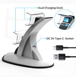 Accesorios para el Control de PlayStation 5, Base de Carga Doble USB Rápida para Controles de <span class=keywords><strong>PS5</strong></span> - Product Image 2
