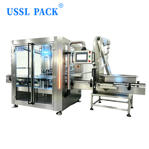 Máquina Tapadora de Rosca de Acero Inoxidable RF-80110, Línea de Producción de Llenado de Frascos de Alimentos, Máquina Tapadora de Botellas Rotativa Automática - Product Image 1
