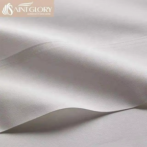 Set di lenzuola in cotone 100% di lusso all'ingrosso Set biancheria da letto piatte federa doppia King Queen Size - Product Image 4