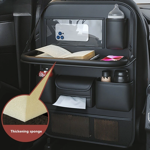 Factory Leather Car Backseat Organizers Car <strong>Seat</strong> <strong>Storage</strong> Organizer with Protector Car <strong>Seat</strong> Organizer for Back <strong>Seat</strong> - Product Image 5