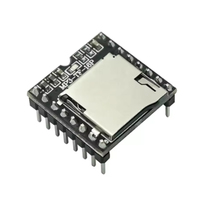 Module Lecteur MP3 DFPlayer Mini V3.0 16P Carte TF Disque U Mini Lecteur MP3 DF Module Audio Vocal pour Arduino