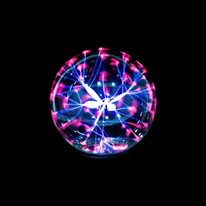 Veilleuse pour enfants de taille personnalisée Rgb Party Light Crystal Magic Mini Large Plasma Ball Stage Disco Lights