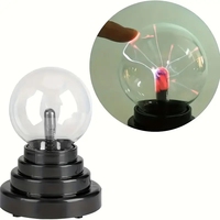 Livraison rapide 5 "12 pouces Plasma Ball Sphère électrostatique Magic avec papillon Byourle-grebyourle Green Light