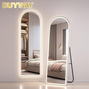 <span class=keywords><strong>Espejo</strong></span> de cuerpo entero LED para decoración de <span class=keywords><strong>pared</strong></span>, <span class=keywords><strong>espejo</strong></span> de pie para sala de estar con sensor de movimiento, interruptor y vidrio templado - Product Image 6