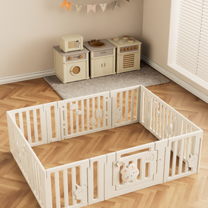 Parc pour bébé Forme libre facile à assembler Parc pour bébé d'intérieur Jeu pliable - Product Image 2