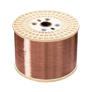 Cable materia prima CCA CCAM 0,2mm 10% 15% Alambre CCA CCAM de aluminio y magnesio revestido de cobre