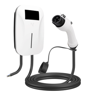 Cargador de Vehículos Eléctricos de Pared Estándar Estadounidense, 32A 7KW Nivel 2, Estación de Carga para Vehículos Eléctricos con Pantalla LCD de 4.2 Pulgadas, EVSE Inteligente - Product Image 1