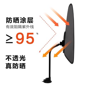 Computer Monitor Sunshade Adjustable Light Blocking Desk <b>Shade</b> For Office Use Solid Color Polyester Material - Product Image 5
