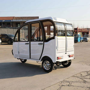 800W a <span class=keywords><strong>3</strong></span> ruote nuova energia EV Mini auto elettrica facile da usare triciclo per passeggeri con freni di sicurezza, ottimo per le gite familiari rurali - Product Image 6