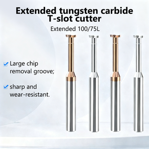Fresa Trapezoidale a T in Carburo di Tungsteno Rivestita Balzers, Durezza HRC58, Lunghezza Effettiva 75/100L Personalizzabile - Product Image 3