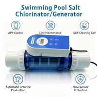 Générateur de chlore au sel Green Element pour petits spas et piscines |   Système durable et écologique à cellules en titane