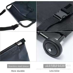 동물 구조 들것 공장 직접 알루미늄 합금 프레임 애완 동물 병원을위한 접이식 경량 디자인 - Product Image 5