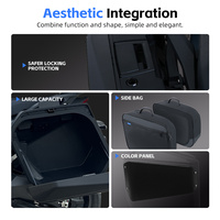 Ensemble de valises latérales de moto à dégagement rapide pour Honda NT1100, coffre de rangement arrière en PP durable, ajustement direct usine