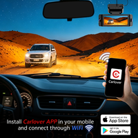 Caméra embarquée 4K Vision A10Pro à quatre canaux, avant/arrière, écran IPS 3,39 pouces, GPS intégré, WIFI, contrôle par application, capteur G