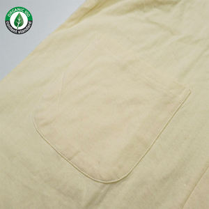 Ropa de dormir de primavera y verano de algodón orgánico 100% de marca privada para mujer, pijamas de 2 piezas de lujo personalizados de alta calidad - Product Image 6