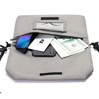 Schlussverkauf Reise-Geldgürtel mehrfarbig wasserdichter Slim-Laugegürtel Fanny Pack Sport-Workout Taillenbeutel RFID-Tickets-Beutel