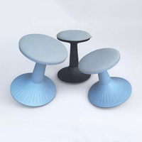 Tabouret à bascule moderne pour enfants, en plastique et tissu, antibactérien, réglable en hauteur, design ergonomique, thérapie sensorielle pour l'autisme, multi-usages