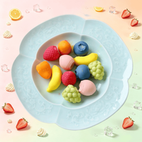 Vente d'usine : Mini-glaces 3D multi-saveurs – Délicieuse combinaison de saveurs fruitées : citron, pomme, litchi, fraise, raisin, chocolat