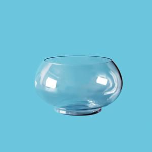 Transparent glass fish bowl tank <strong>aquarium</strong> big man blown wholesale clear round glass bowl vase 10"inch - Product Image 3