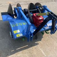 Motoculteur rotatif diesel 50-140 CV à trois points pour tracteur, cultivateur agricole de haute performance