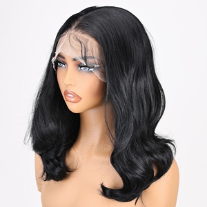 X-TRESS L-PART HD Glueless Ren Phía Trước Tóc Giả Pre-Ngắt Mật Độ 200 Tổng Hợp Cơ Thể Dài Sóng Ren Phía Trước Tóc Giả - Product Image 1