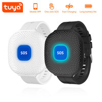 Bracelet intelligent Tuya WiFi avec bouton SOS d'urgence, étanche IP67, bouton de panique portable, système d'alerte médicale pour personnes âgées PST-CF103W