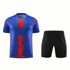 Uniformes de Fútbol Personalizados al Por Mayor, Tallas Grandes, Impresión de Uniformes de Fútbol, Transpirables, de Secado Rápido, 100% Poliéster, la Mejor Calidad para Entrenamiento de Equipos - Product Image 4