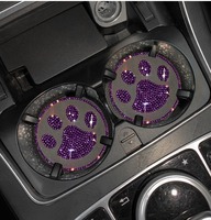 Sous-verres de voiture Bling Porte-gobelets de voiture antidérapants pour véhicules automobiles