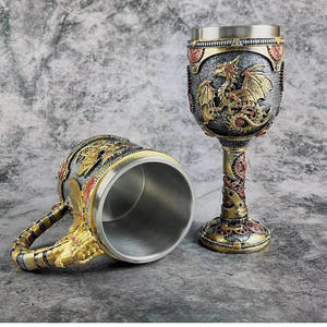 Taza <span class=keywords><strong>de</strong></span> cerveza <span class=keywords><strong>de</strong></span> cerámica con mango <span class=keywords><strong>de</strong></span> dragón creativo, taza interior <span class=keywords><strong>de</strong></span> acero inoxidable, resina exterior <span class=keywords><strong>de</strong></span> esqueleto con diseño <span class=keywords><strong>de</strong></span> Pterosaurio Mechanischer Drache - Product Image 3