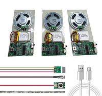 Module de puce sonore pour carte de vœux musicale préenregistrée personnalisée, avec batterie AG10/AG13, haut-parleur en plastique de 40 mm, durée de 30 secondes