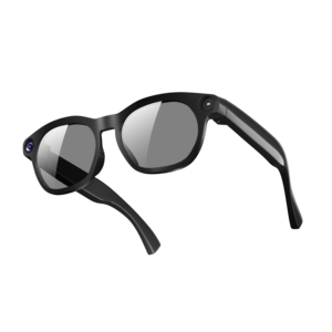 Lunettes Intelligentes IA avec Caméra 800W, Traduction <span class=keywords><strong>en</strong></span> Temps Réel, Assistant Vocal IA, Batterie 290mAh, 7H de Musique et Streaming <span class=keywords><strong>en</strong></span> Direct pour Voyages et Affaires - Product Image 1