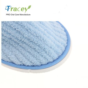 Pantuflas Desechables de Felpa de Coral Estampadas de Alta Calidad para <span class=keywords><strong>Hotel</strong></span>, Color Azul, con Suelas Antideslizantes Cálidas para Spa y Salones de Belleza - Product Image 2