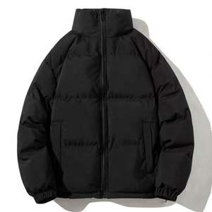 Veste matelassée pour homme, surdimensionnée, grande taille, hiver, épaisse, chaude, avec logo personnalisé, vêtements à bulles, veste matelassée pour homme - Product Image 2