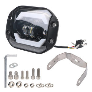 汽车发光二极管聚光灯5英寸齐平安装吉普卡车越野4X4越野车6000K 12V DRL发光二极管前灯驾驶工作灯 - Product Image 3